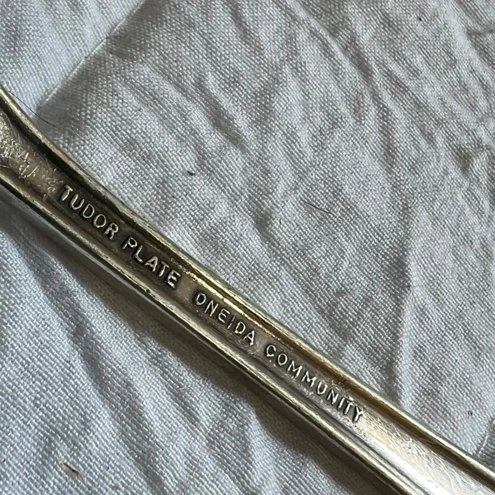 Oneida Community Tudor Plate Elaine 42pc Silverplate Flatware Set Vintage 1937
